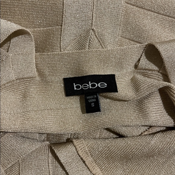 BeBe Label Bodycon Gold Dress 🥂 - Picture 2 of 3